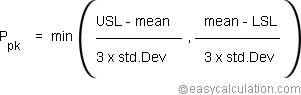 Image of PPK formula